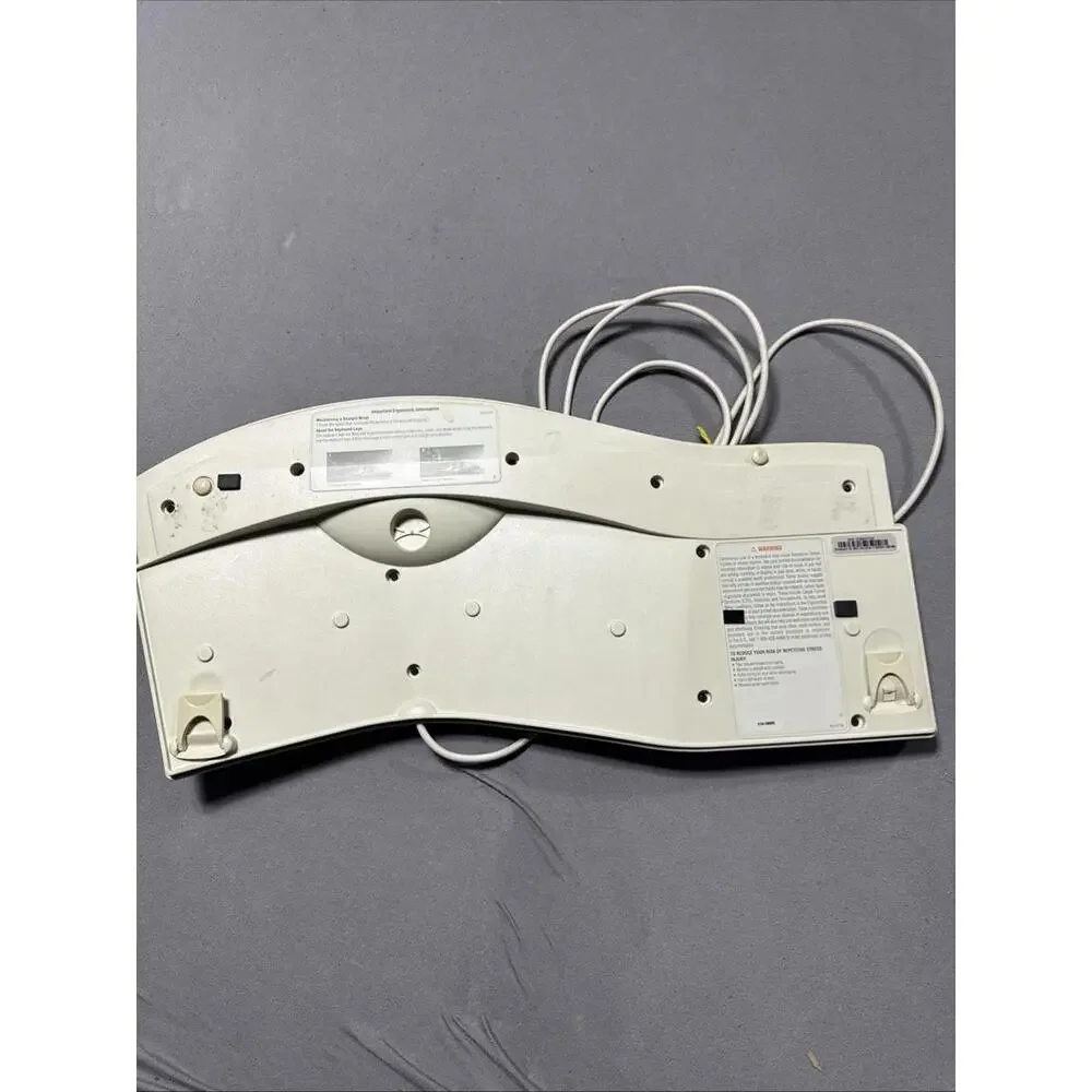 Microsoft Natural Keyboard Elite Ergonomic X03-51764 Wired PS/2 Keyboard White